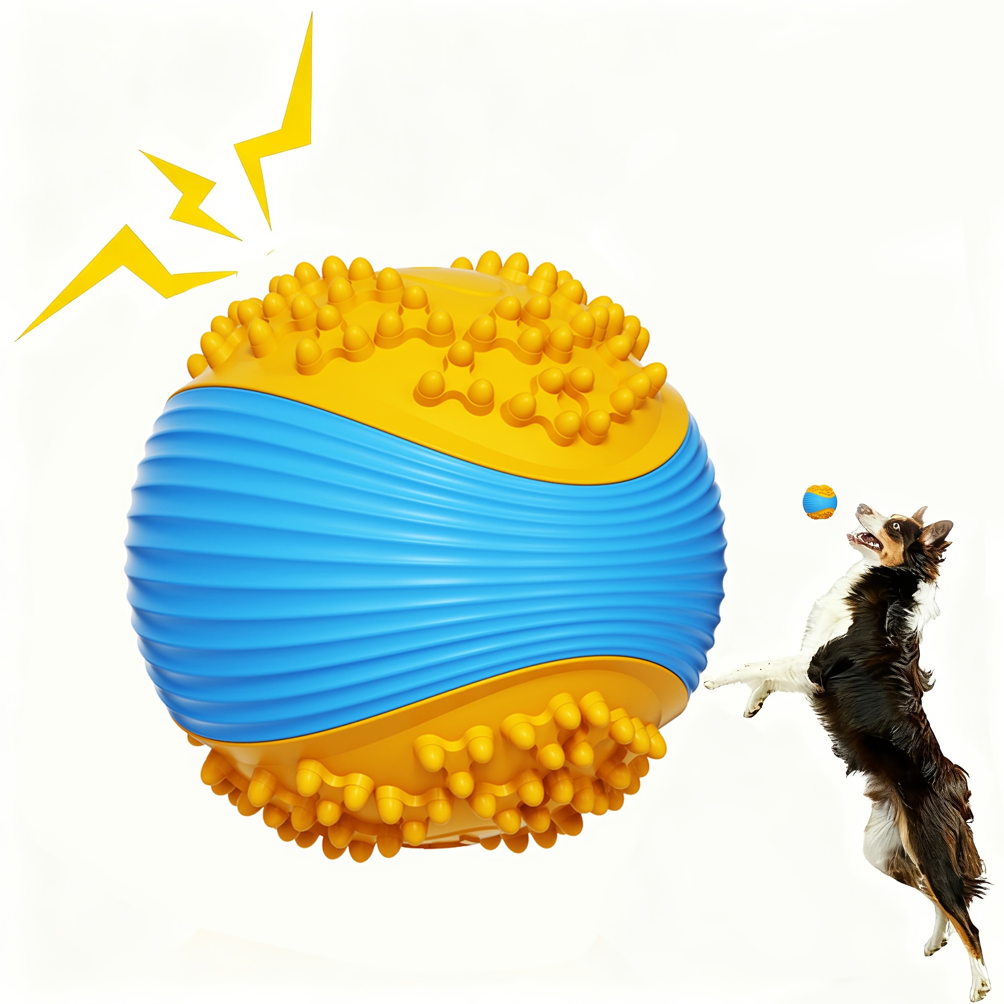Indestructible Dog Chew Toy - Palla Giocattolo Indistruttibile per Cani, Giocattolo