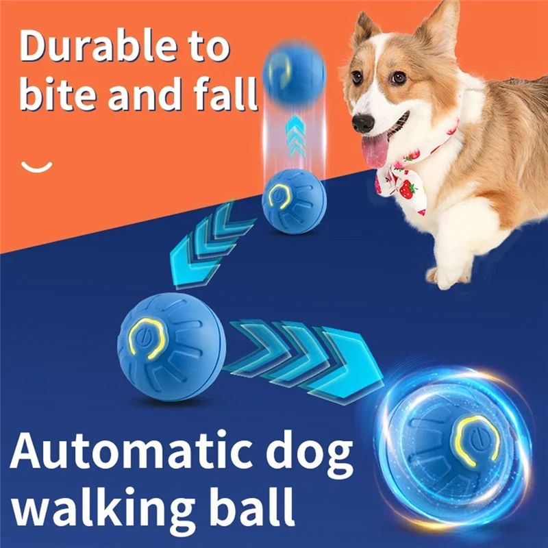 Automatic Moving Dog Ball - AT84-2PCS Pallina Intelligente per Cani, Palla
