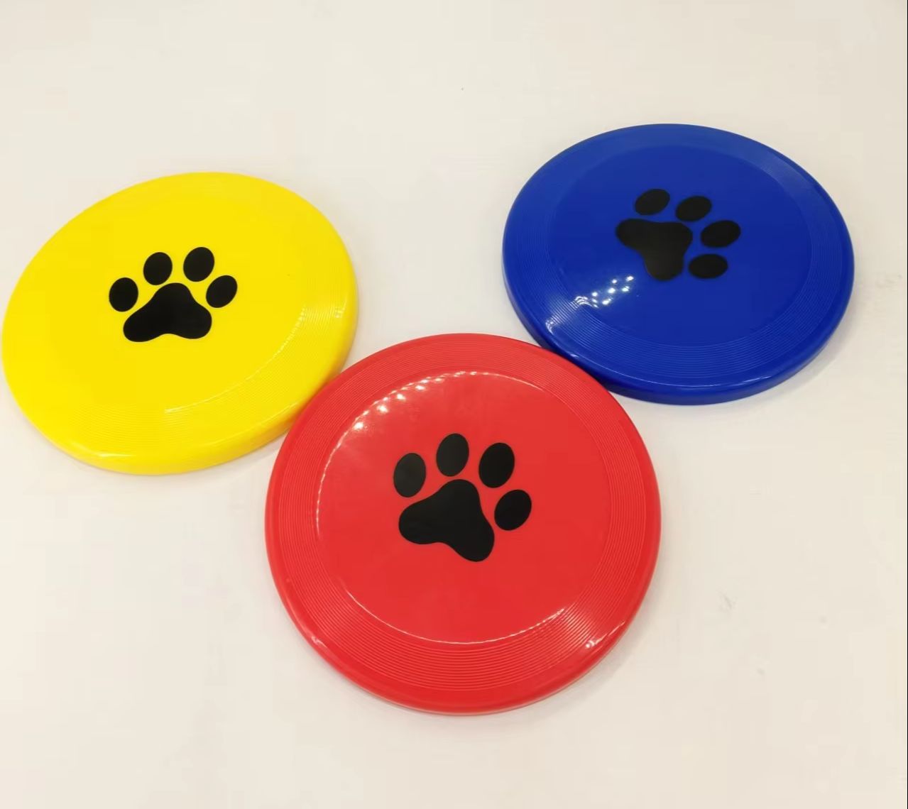 Flying Disc Dog Training Toy - Frisbee per Cani in Plastica Dura