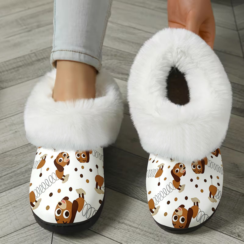 Dog Toys - Pantofole Invernali Calde in Peluche per