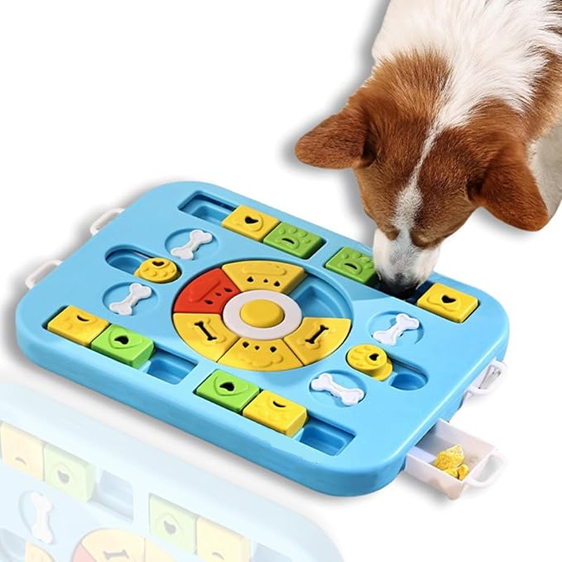 Dog Puzzle Feeder Toy - Giocattolo interattivo puzzle per cani e