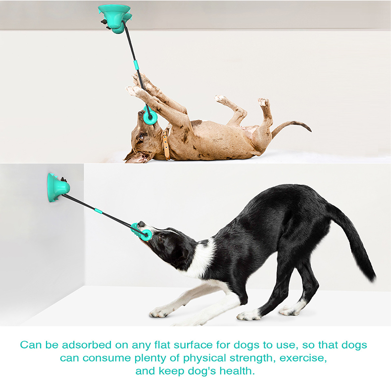 Dog Rope Toy Aggressive Chewers - Giocattolo per cani con doppia ventosa,