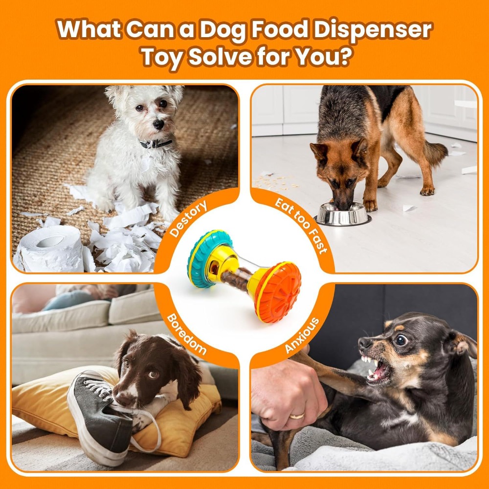 Giocattolo per cani silenzioso - Rubber Treat Dispensing Dog Toy recensione e prezzo
