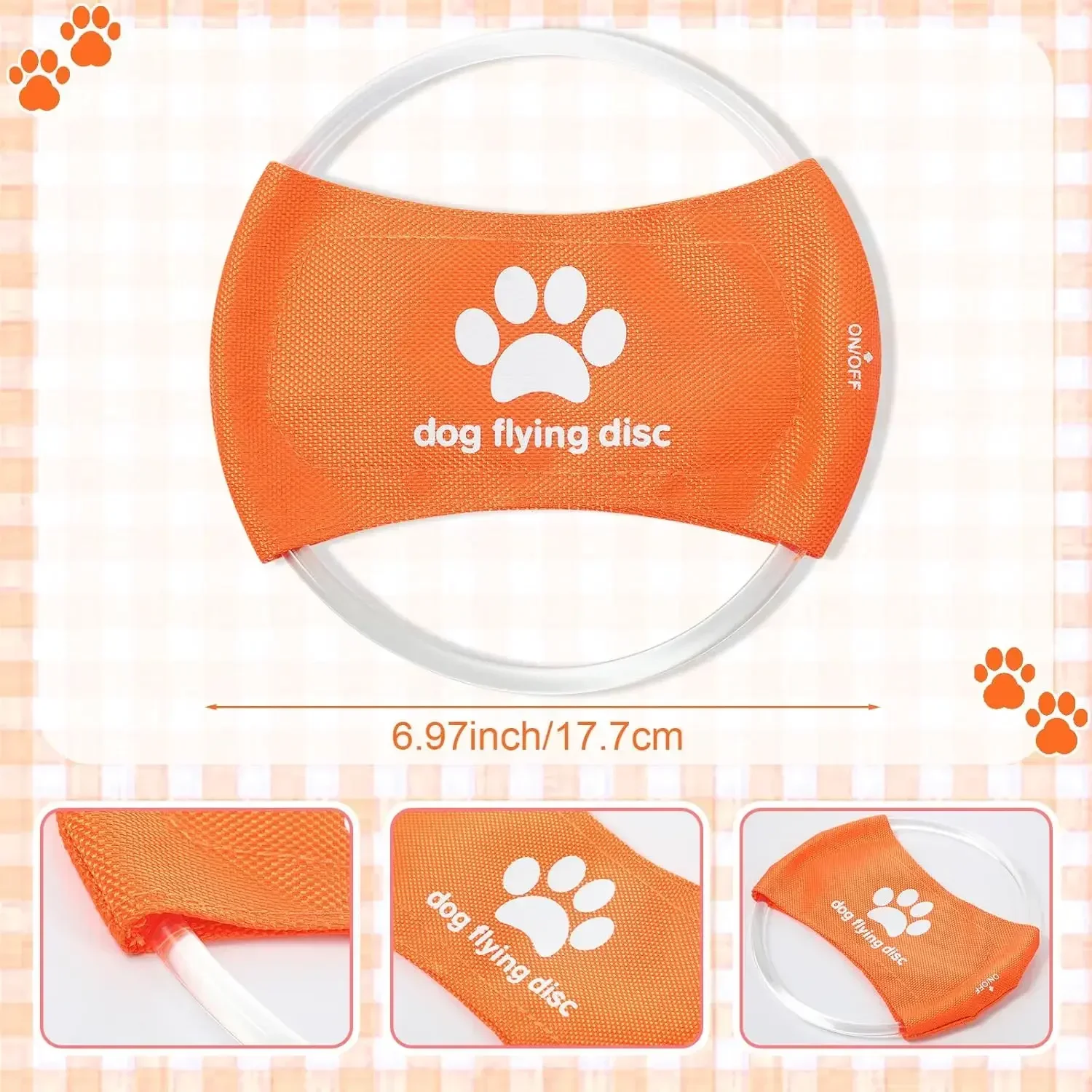 Giocattolo per cani LED incand - Flying Disc Dog Training Toy recensione e prezzo
