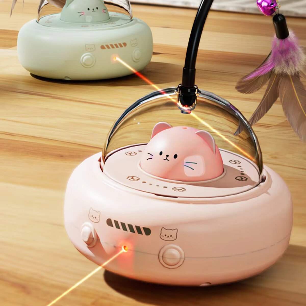 Robot automatico 3-in-1 per ga - Laser Pointer Cat Toy Automatic recensione e prezzo