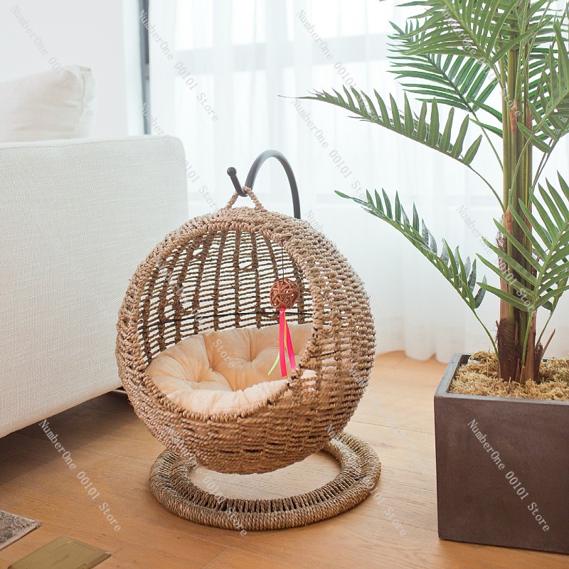 Cuccia Sospesa Rotonda in Ratt - Pet Beds recensione e prezzo