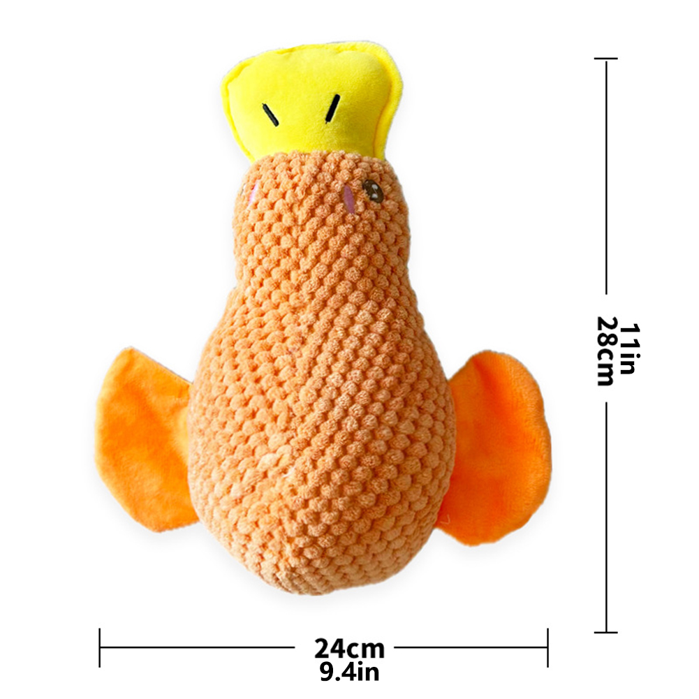 Giocattolo di anatre di peluch - Interactive Squeaky Plush Dog Toy recensione e prezzo
